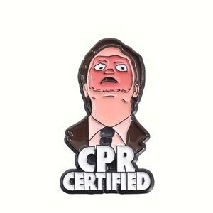 The Office Dwight CPR Certified Enamel Pin